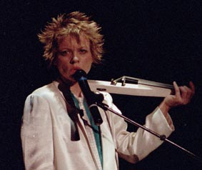 Wife: Laurie Anderson