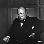 Winston Churchill - colleague of Neville Chamberlain